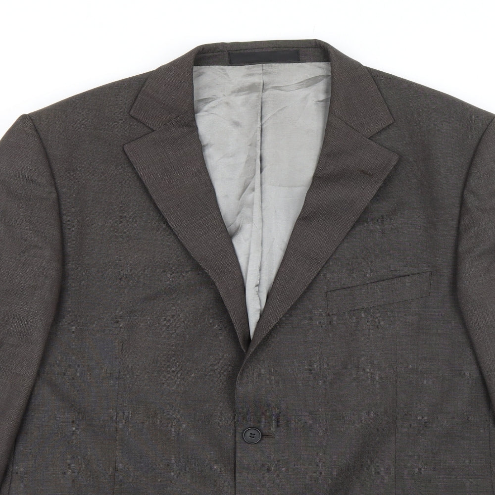 Mens UK Size 38 M&S Regular Grey Suit Jacket