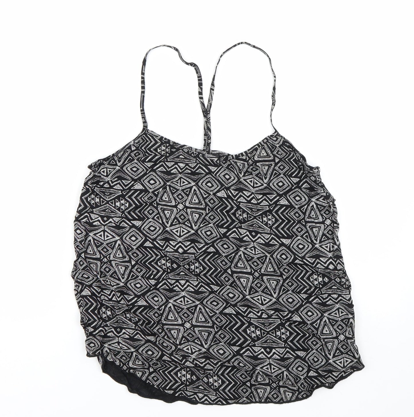 Womens UK Size 12 NEXT Black Basic Tank