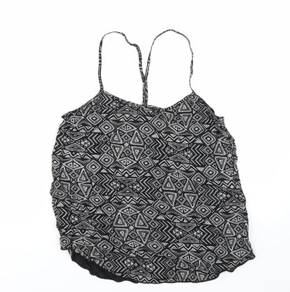 Womens UK Size 12 NEXT Black Basic Tank