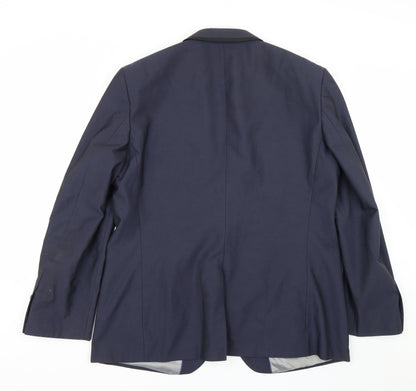 Mens UK Size 42 Burton Regular Blue Suit Jacket