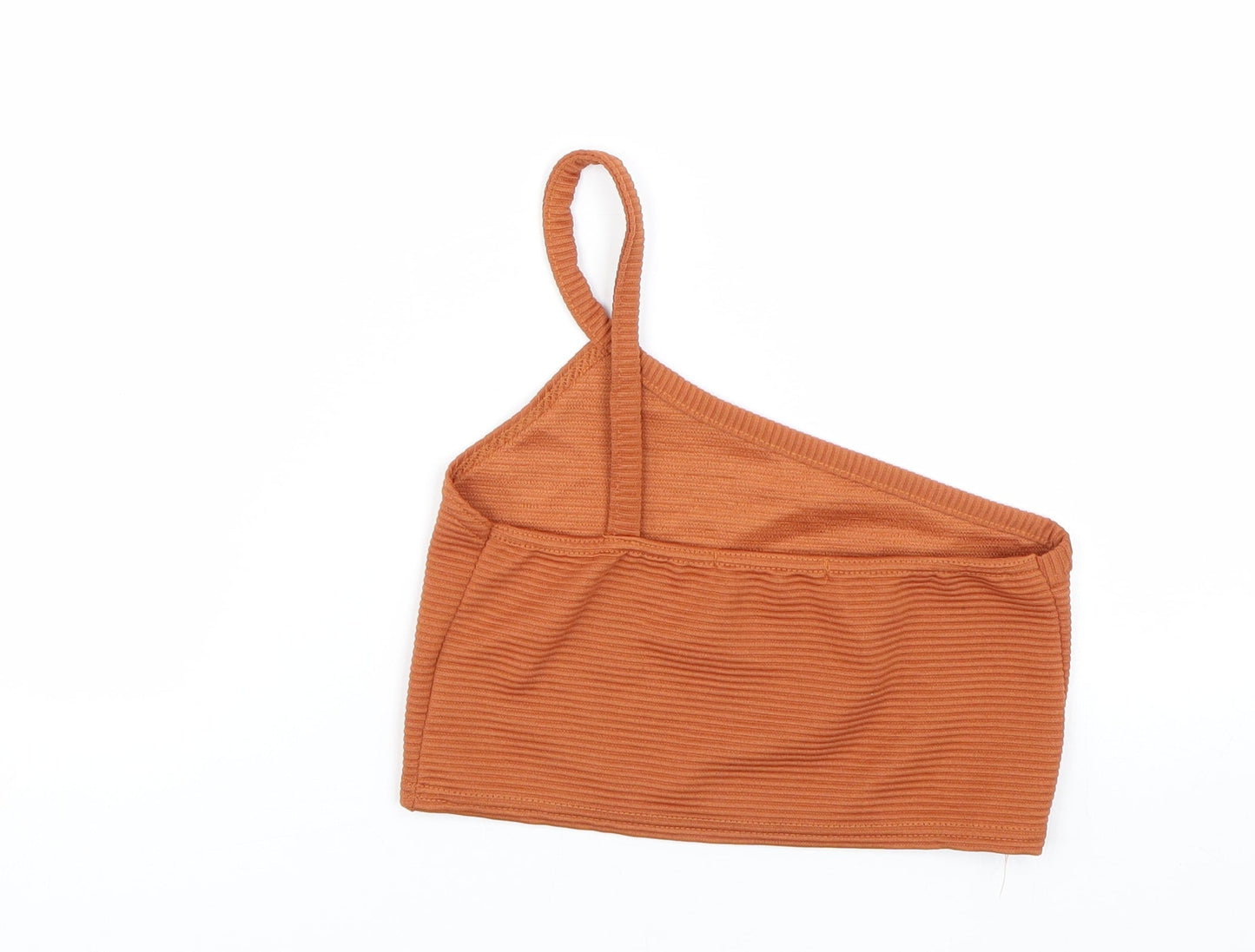 Womens UK Size 10 Femme Luxe Brown Cropped Tank