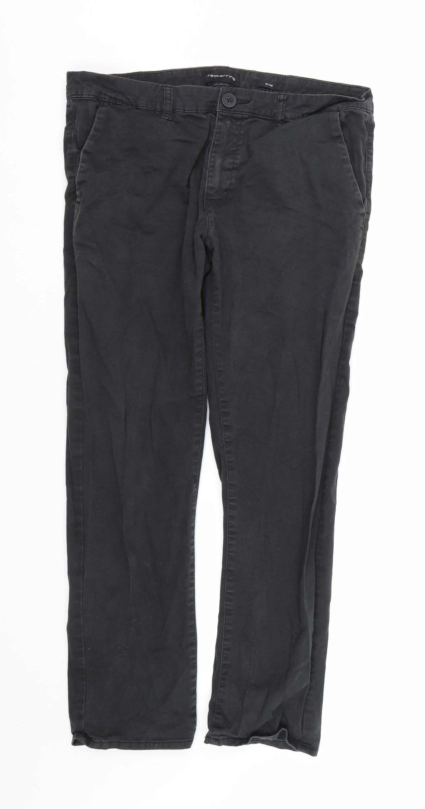 Red Herring Womens Black   Trousers  Size 34 L26 in