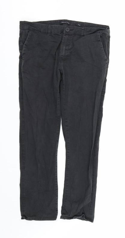 Red Herring Womens Black   Trousers  Size 34 L26 in