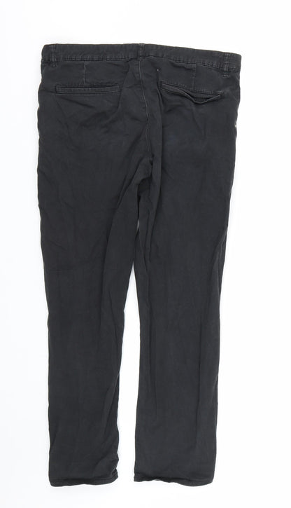 Red Herring Womens Black   Trousers  Size 34 L26 in