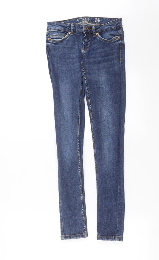 Noisy may Womens Blue  Denim Skinny Jeans Size 25 in L29 in