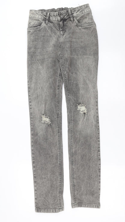 ESMARA Womens Grey  Denim Skinny Jeans Size 10 L33 in