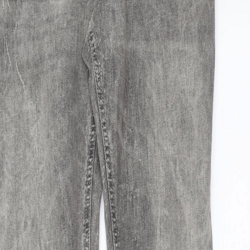 ESMARA Womens Grey  Denim Skinny Jeans Size 10 L33 in