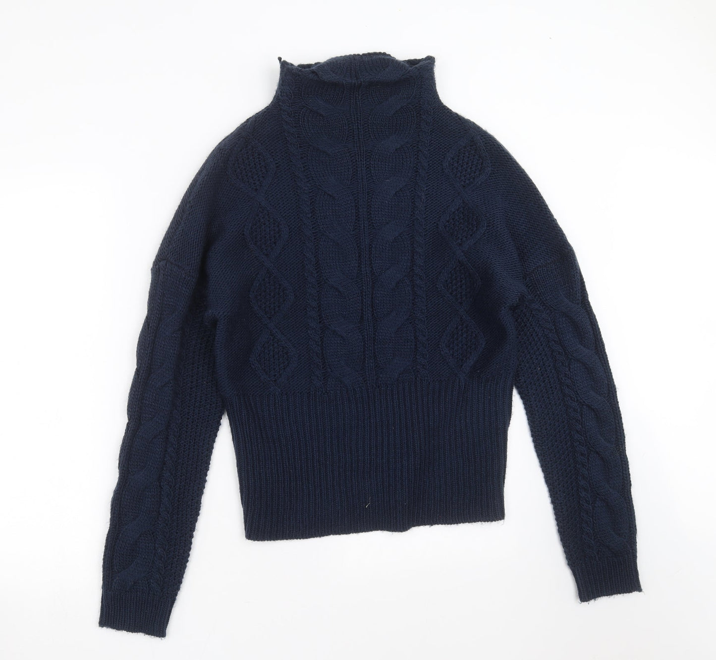 Womens UK Size 12 Fashion Union Blue Pullover Jumper