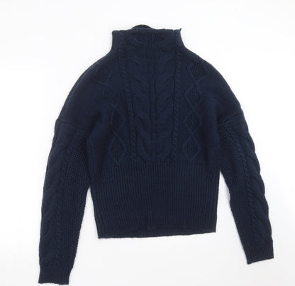 Womens UK Size 12 Fashion Union Blue Pullover Jumper