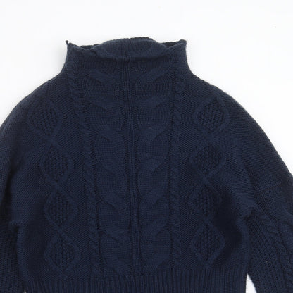 Womens UK Size 12 Fashion Union Blue Pullover Jumper