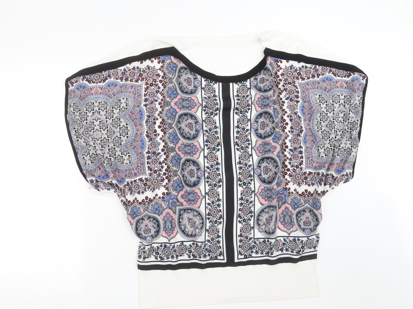 Womens UK Size L Oasis Multicoloured Pullover Jumper