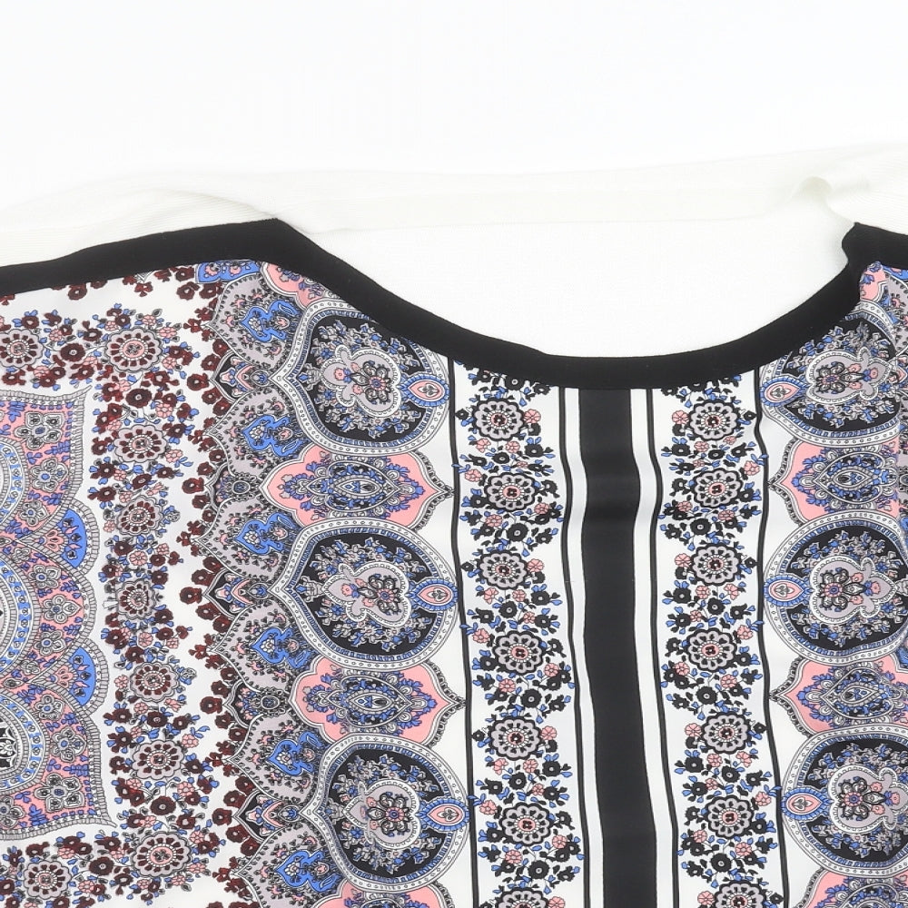 Womens UK Size L Oasis Multicoloured Pullover Jumper