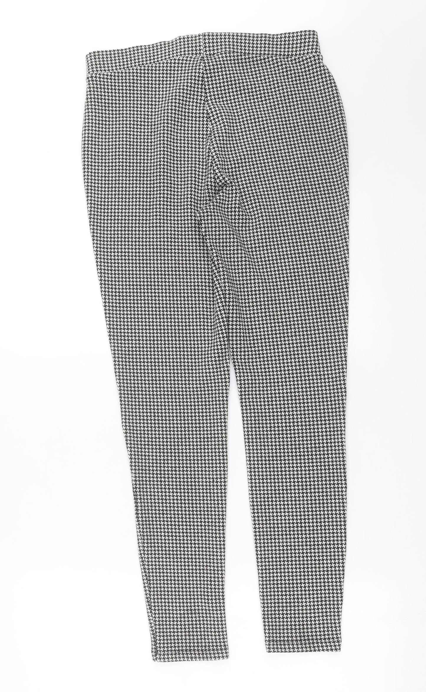 Womens UK Size 10 Marks and Spencer Extra-Slim Fit Carrot Black Trousers