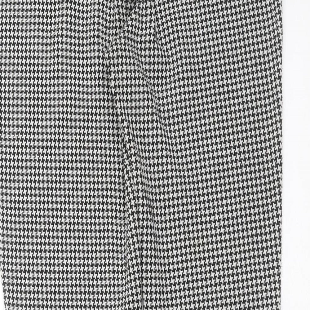Womens UK Size 10 Marks and Spencer Extra-Slim Fit Carrot Black Trousers