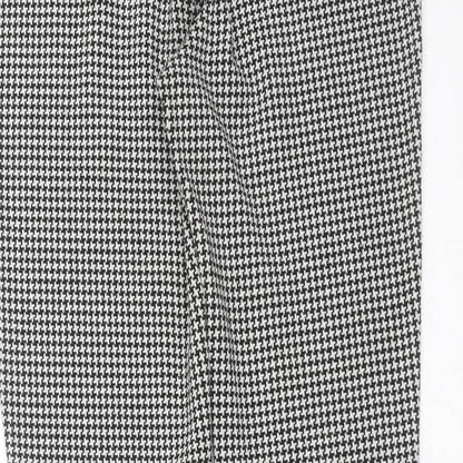 Womens UK Size 10 Marks and Spencer Extra-Slim Fit Carrot Black Trousers