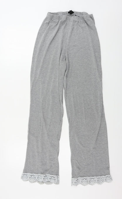 Womens UK Size 8 Topshop Regular Fit  Grey Trousers