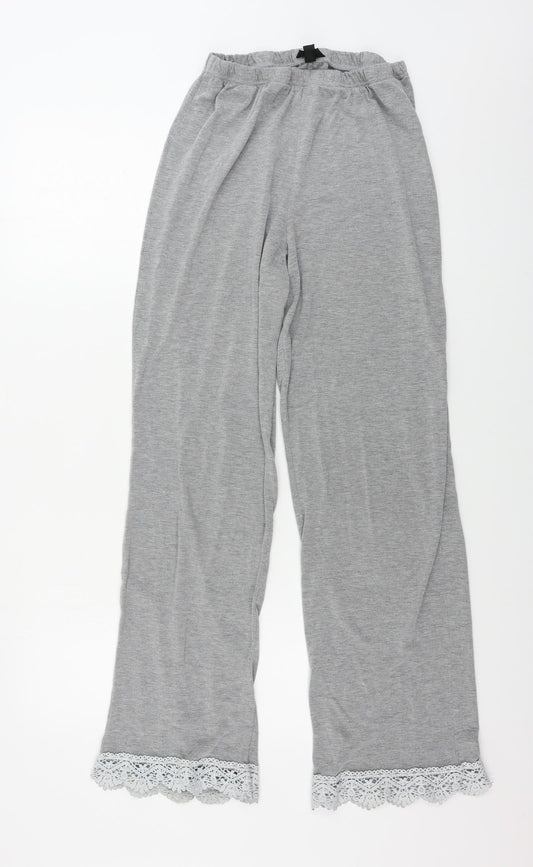 Womens UK Size 8 Topshop Regular Fit  Grey Trousers