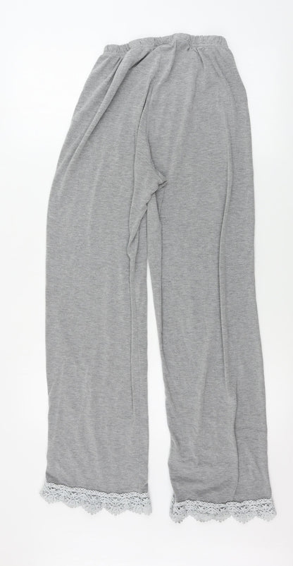 Womens UK Size 8 Topshop Regular Fit  Grey Trousers