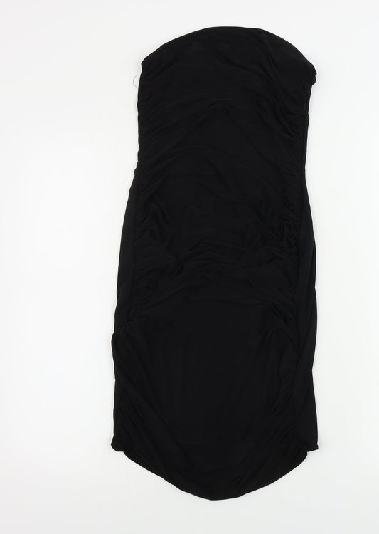 PRETTYLITTLETHING Womens Black   Bodycon  Size 14