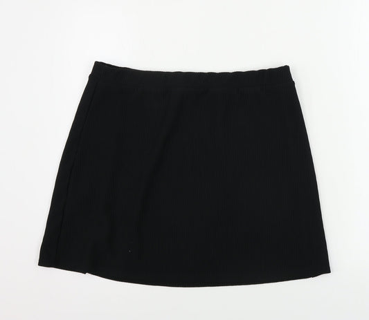 ASOS  Womens Black   A-Line Skirt Size 8