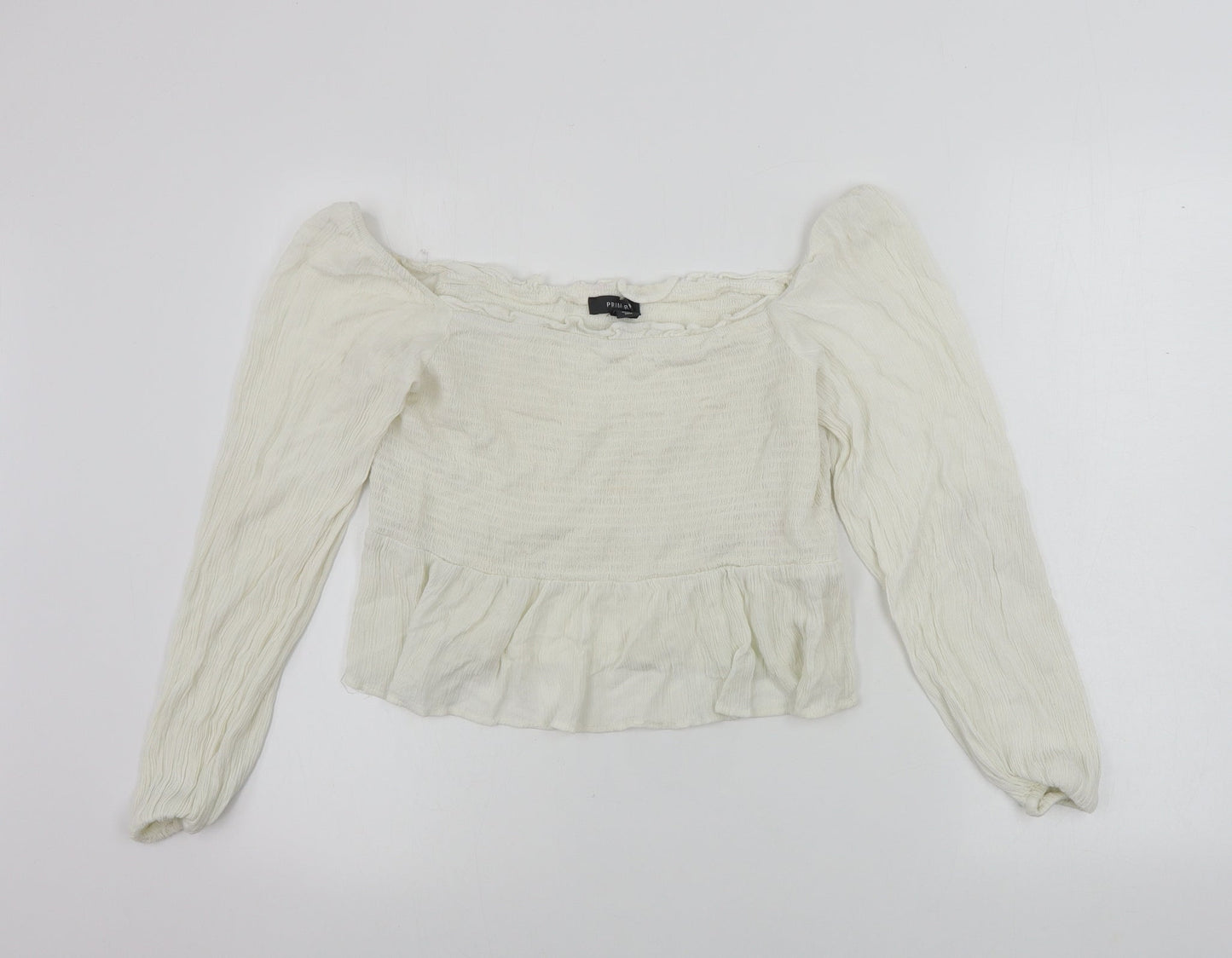 Primark  Womens Ivory   Basic Blouse Size 16