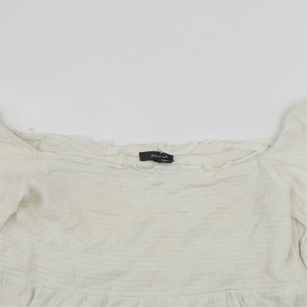 Primark  Womens Ivory   Basic Blouse Size 16