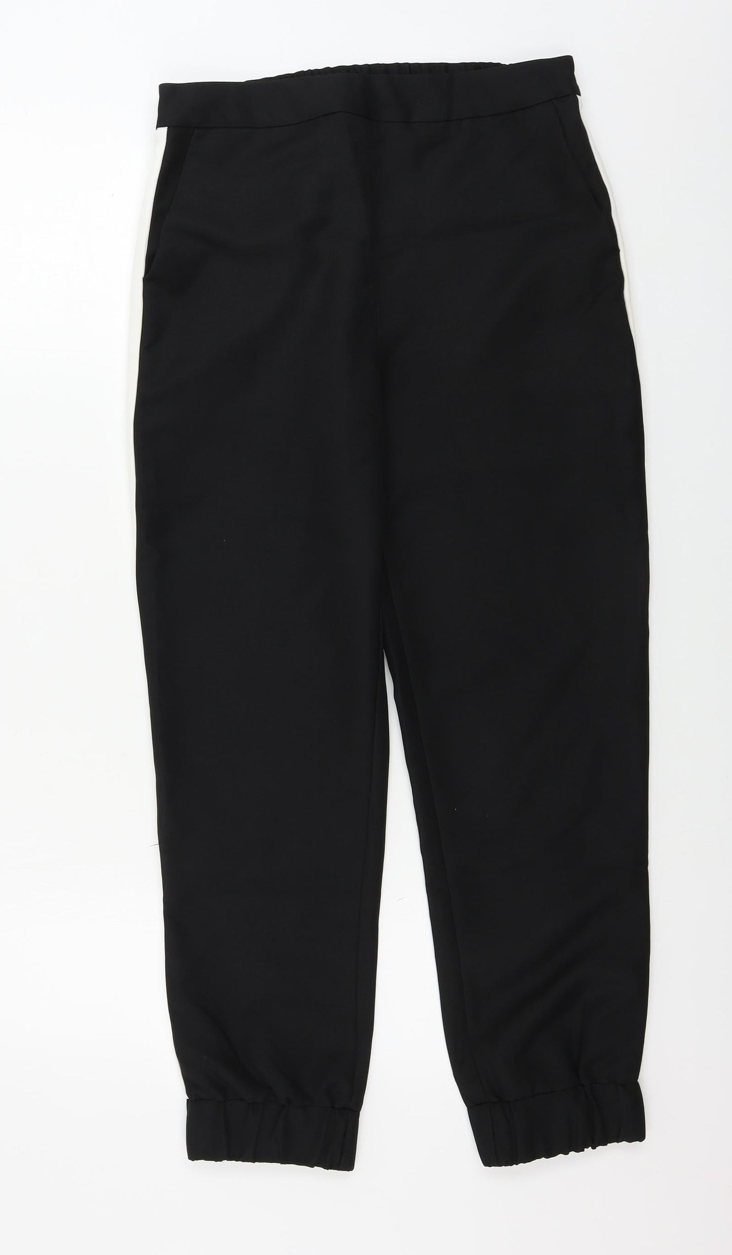Womens UK Size 8 ASOS Regular Fit  Black Trousers