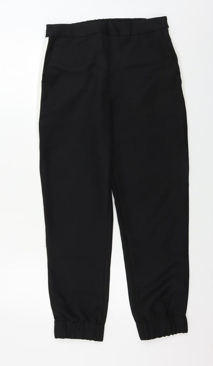 Womens UK Size 8 ASOS Regular Fit  Black Trousers