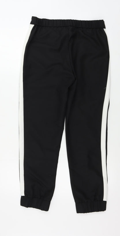 Womens UK Size 8 ASOS Regular Fit  Black Trousers