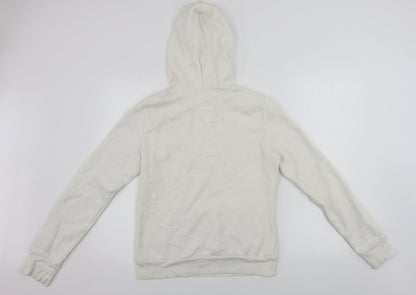 Back view of eightyseven women’s ivory pullover hoodie, size M