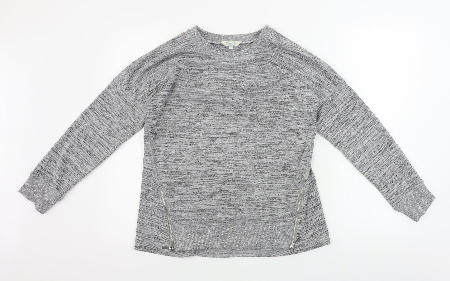 Womens UK Size 12 Peacocks Grey Pullover Jumper
