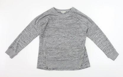 Womens UK Size 12 Peacocks Grey Pullover Jumper