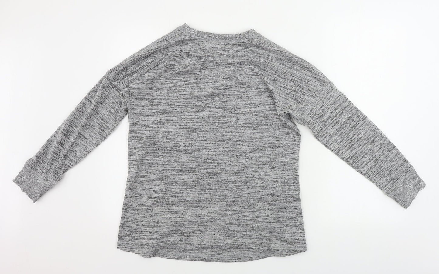 Womens UK Size 12 Peacocks Grey Pullover Jumper