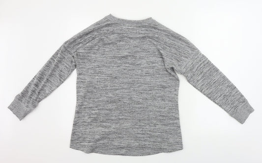 Womens UK Size 12 Peacocks Grey Pullover Jumper