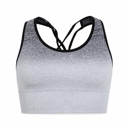 Womens UK Size 12 WORKOUT Grey Cropped Tank