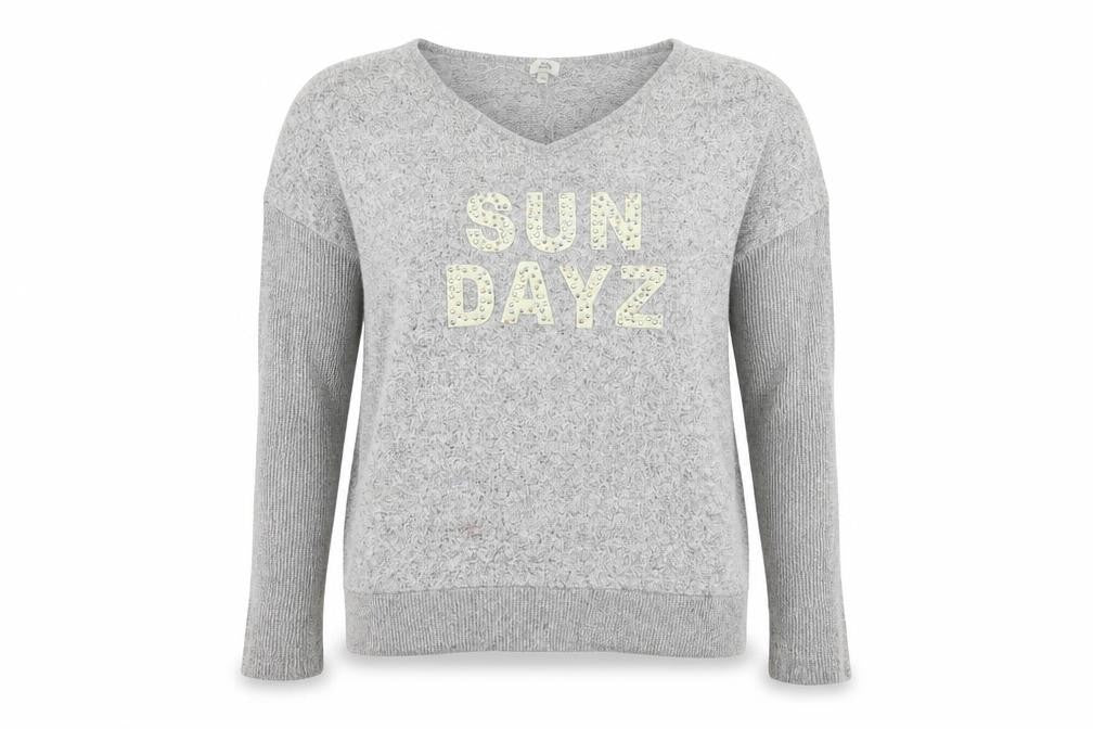 Womens UK Size XS river island Grey Pullover Jumper