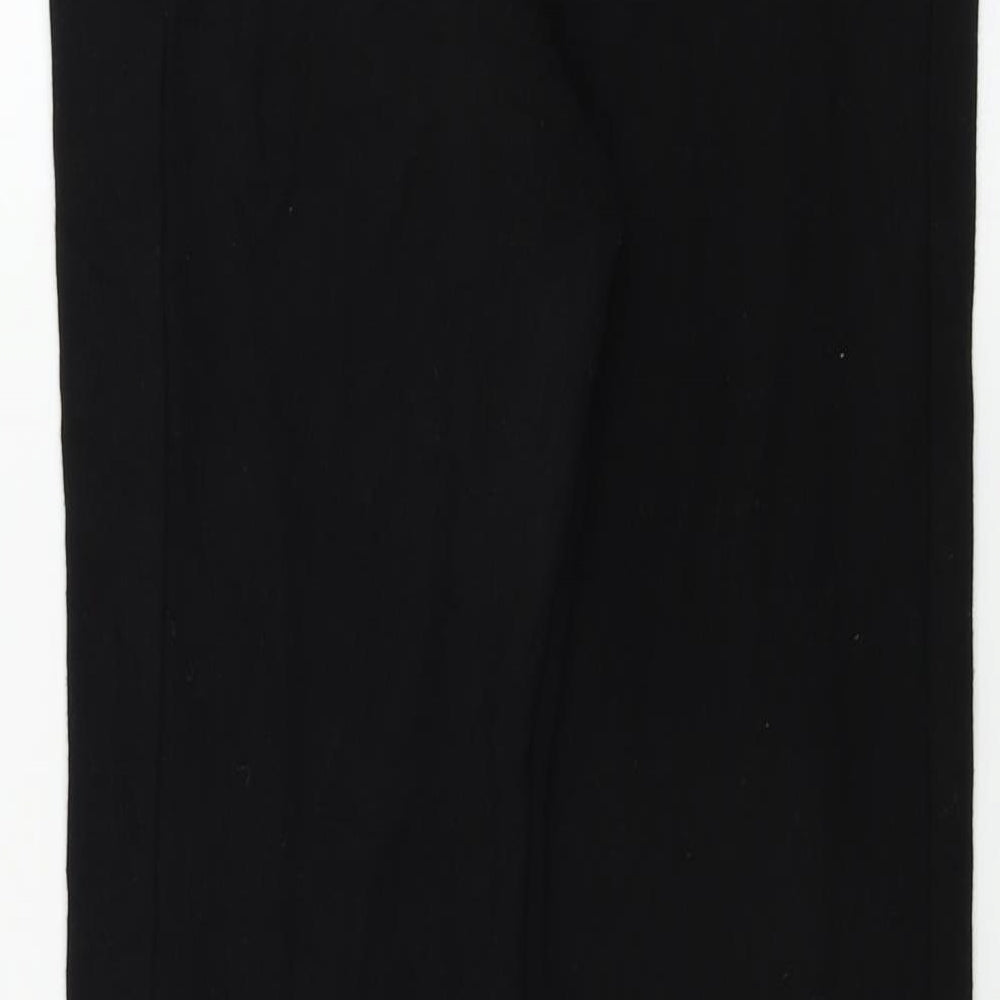Womens UK Size 12 Topshop Regular Fit  Black Trousers