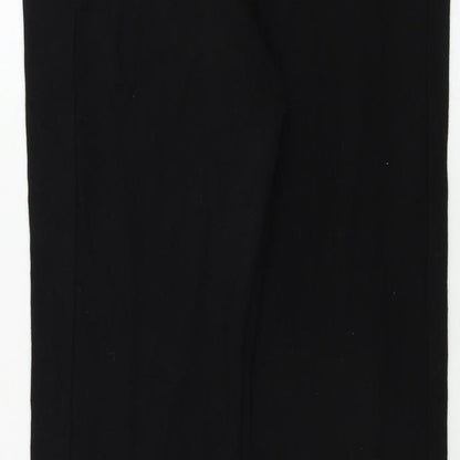 Womens UK Size 12 Topshop Regular Fit  Black Trousers