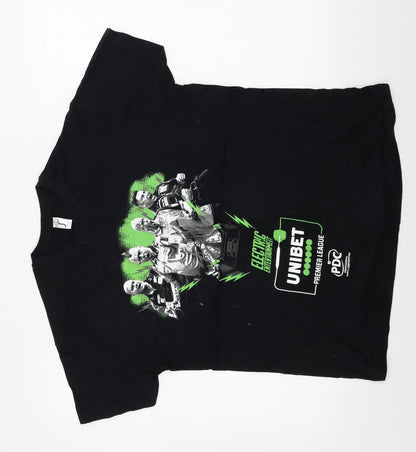 Regent Mens Black    T-Shirt Size S