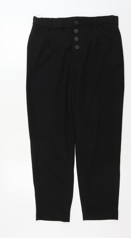 Womens UK Size 32 in Preworn Regular Fit  Black Trousers