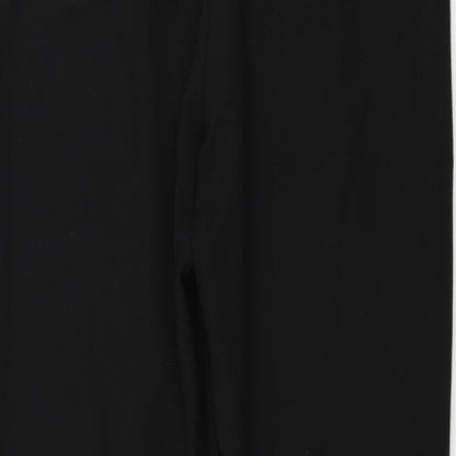 Womens UK Size 32 in Preworn Regular Fit  Black Trousers