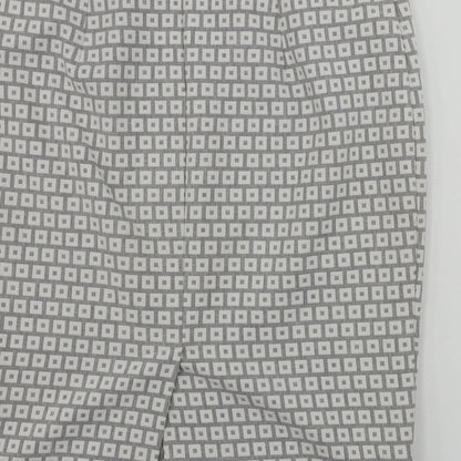 Marks and Spencer  Womens Grey Geometric  Bandage Skirt Size 12
