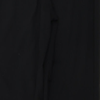 Womens UK Size 14 Marks and Spencer Regular Fit  Black Trousers