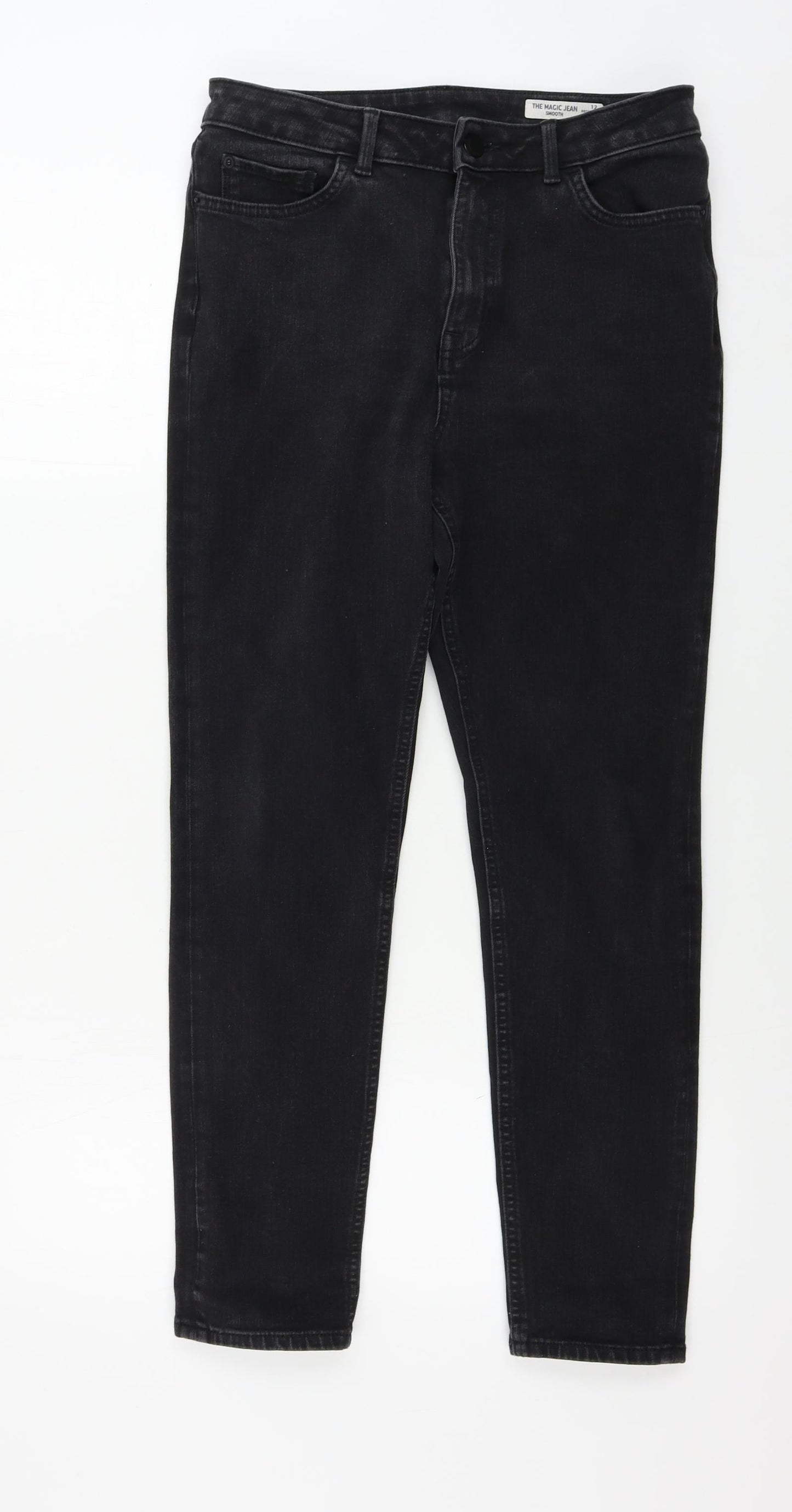 Womens UK Size 12 Marks and Spencer Regular Fit Skinny Black Jeans