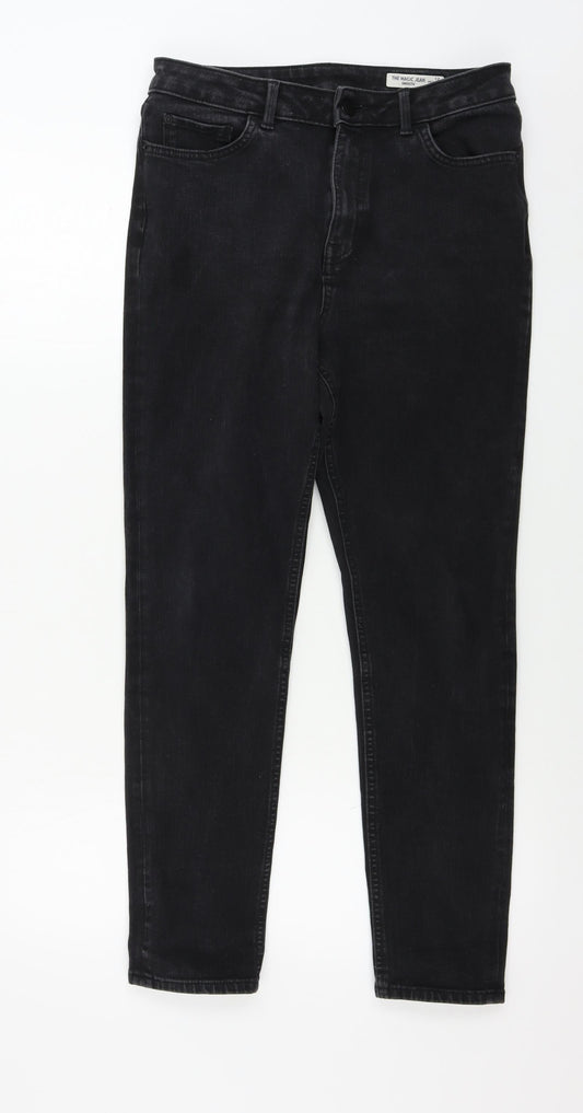 Womens UK Size 12 Marks and Spencer Regular Fit Skinny Black Jeans