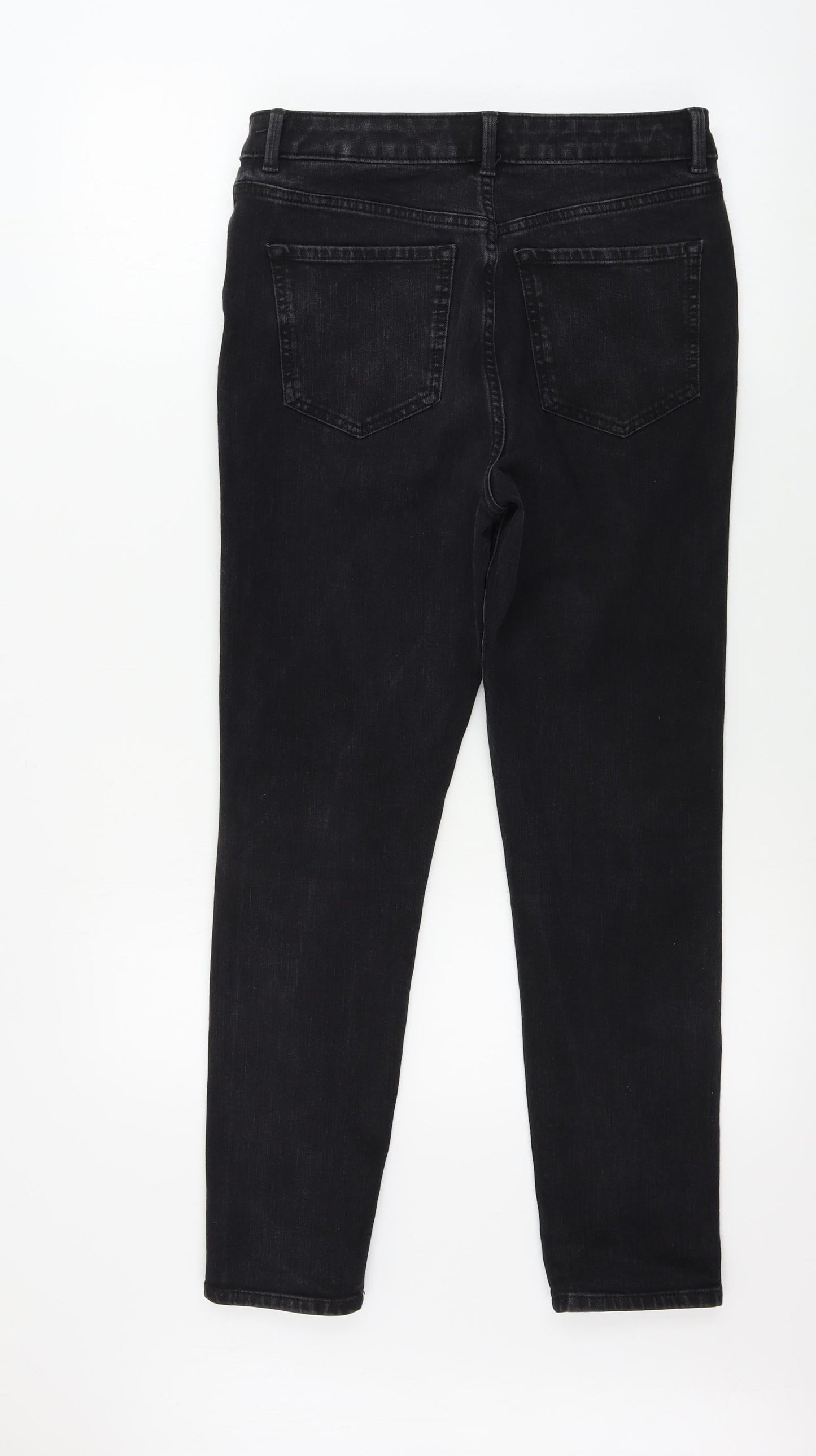 Womens UK Size 12 Marks and Spencer Regular Fit Skinny Black Jeans