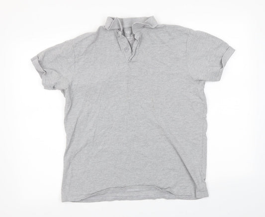 Primark Mens Grey    Polo Size L