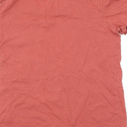 Womens UK Size M Preworn Red Basic T-Shirt