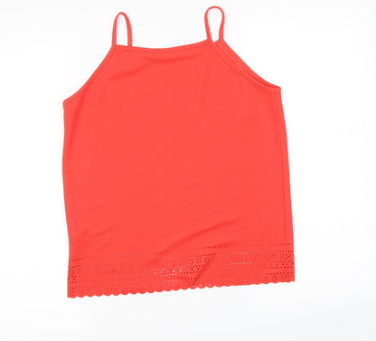 New Look Womens Red   Basic Tank Size 8