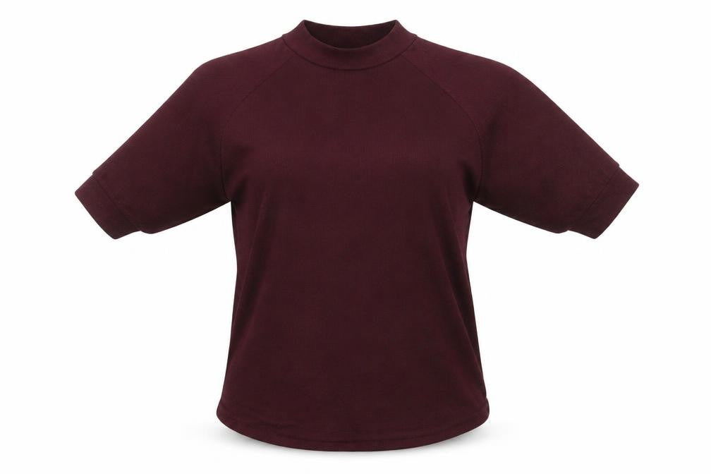 Womens UK Size 8 Atmosphere Purple Basic T-Shirt